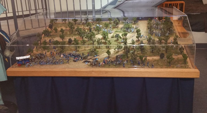 Battle of Devils Backbone Mountain Ridge Diorama
